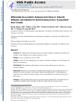 Cover page: Differential Associations Between Anti-Tobacco Industry Attitudes and Intention to Quit Smoking Across Young Adult Peer Crowds