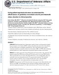 Cover page: Using patient-reported outcomes to understand the effectiveness of guideline-concordant care for post-traumatic stress disorder in clinical practice.