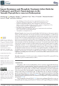 Cover page: Innate Resistance and Phosphite Treatment Affect Both the Pathogens and Hosts Transcriptomes in the Tanoak-Phytophthora ramorum Pathosystem.