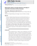 Cover page: Exploring the effects of estrogen deficiency and aging on organismal homeostasis during menopause.