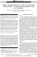 Cover page: Isolated Testicular Recurrence of AML in Patients With Chronic GVHD &gt;1 Year Following Allogeneic Stem Cell Transplant
