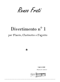 Cover page: Divertimento No. 1