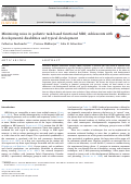 Cover page: Reprint of: Minimizing noise in pediatric task-based functional MRI; Adolescents with developmental disabilities and typical development