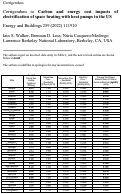 Cover page: Corrigendum to: “Carbon and energy cost impacts of electrification of space heating with heat pumps in the US” [Energy Build. 259 (2022) 111910]