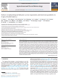 Cover page: Surface ecophysiological behavior across vegetation and moisture gradients in tropical South America