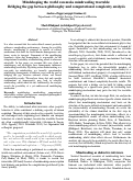 Cover page: Mindshaping the world can make mindreading tractable:
Bridging the gap between philosophy and computational complexity analysis