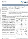 Cover page: A pyrone remodeling strategy to access diverse heterocycles: Application to the synthesis of fascaplysin natural products