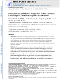 Cover page: Parent, Teacher, and Student Perspectives on How Corrective Lenses Improve Child Wellbeing and School Function