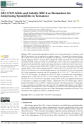 Cover page: MICA*019 Allele and Soluble MICA as Biomarkers for Ankylosing Spondylitis in Taiwanese