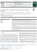 Cover page: Compliance to FDA’s elimination of free tobacco product sampling at vape shops