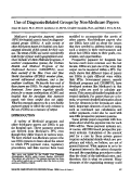 Cover page: Use of diagnosis-related groups by non-Medicare payers.