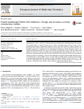 Cover page: Potent multitarget FAAH-COX inhibitors: Design and structure-activity relationship studies