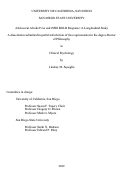 Cover page: Adolescent alcohol use and fMRI BOLD response : a longitudinal study