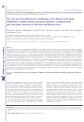 Cover page: The cost and cost efficiency of conducting a 24-h dietary recall using INDDEX24, a mobile dietary assessment platform, compared with pen-and-paper interview in Viet Nam and Burkina Faso