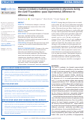 Cover page: Changes in industry marketing payments to physicians during the covid-19 pandemic: quasi experimental, difference-in-difference study