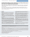 Cover page: Tidal Breathing Measurements at Discharge and Clinical Outcomes in Extremely Low Gestational Age Neonates.