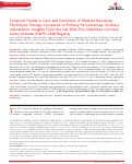 Cover page: Temporal Trends in Care and Outcomes of Patients Receiving Fibrinolytic Therapy Compared to Primary Percutaneous Coronary Intervention: Insights From the Get With The Guidelines Coronary Artery Disease (GWTG‐CAD) Registry