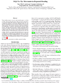 Cover page: Déjà Vu: Eye Movements in Repeated Reading