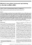Cover page: Influenza A virus utilizes noncanonical cap-snatching to diversify its mRNA/ncRNA