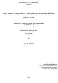 Cover page: Money Matters in Young Adult Lives: Financial Knowledge, Relationships, and Futures
