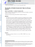 Cover page: The Genetics of Pediatric Nonalcoholic Fatty Liver Disease