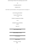 Cover page: Epidemiological inference from pathogen genome data