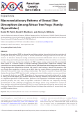 Cover page: Macroevolutionary Patterns of Sexual Size Dimorphism Among African Tree Frogs (Family: Hyperoliidae)