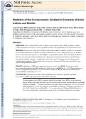 Cover page: Mediators of the socioeconomic gradient in outcomes of adult asthma and rhinitis.