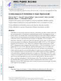 Cover page: A meta-analysis of chemokines in major depression