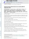 Cover page: Altered neuronal network and rescue in a human MECP2 duplication model