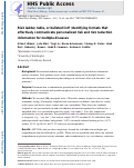 Cover page: Risk Ladder, Table, or Bulleted List? Identifying Formats That Effectively Communicate Personalized Risk and Risk Reduction Information for Multiple Diseases.