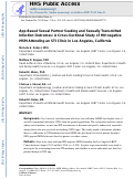 Cover page: App-Based Sexual Partner Seeking and Sexually Transmitted Infection Outcomes