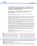 Cover page: Encephaloduroarteriosynangiosis for adult intracranial arterial steno-occlusive disease: long-term single-center experience with 107 operations.