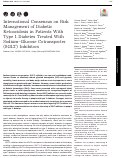 Cover page: International Consensus on Risk Management of Diabetic Ketoacidosis in Patients With Type 1 Diabetes Treated With Sodium–Glucose Cotransporter (SGLT) Inhibitors