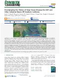 Cover page: Disentangling the History of Deep Ocean Disposal for DDT and Other Industrial Waste Off Southern California.