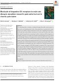 Cover page: Blockade of dopamine D1 receptors in male rats disrupts morphine reward in pain naïve but not in chronic pain states