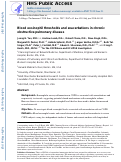 Cover page: Blood eosinophil count thresholds and exacerbations in patients with chronic obstructive pulmonary disease