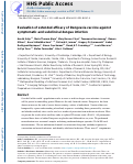 Cover page: Evaluation of the extended efficacy of the Dengvaxia vaccine against symptomatic and subclinical dengue infection