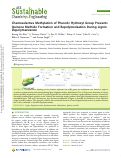 Cover page: Chemoselective Methylation of Phenolic Hydroxyl Group Prevents Quinone Methide Formation and Repolymerization During Lignin Depolymerization