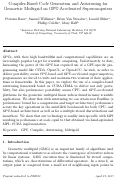 Cover page: Compiler-based code generation and autotuning for geometric multigrid on GPU-accelerated supercomputers