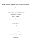 Cover page: Finding the Optimal Shape of an Object Using Design-By-Morphing