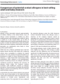 Cover page: Comparison of potential contact allergens in best-selling adult and baby cleansers