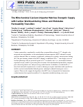 Cover page: The Mitochondrial Calcium Uniporter Matches Energetic Supply with Cardiac Workload during Stress and Modulates Permeability Transition