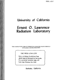 Cover page: THE RADIATION FIELD OBSERVED AROUND HIGH-ENERGY NUCLEAR ACCELERATORS