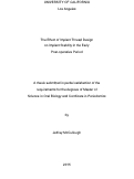 Cover page: The Effect of Implant Thread Design on Implant Stability in the Early Post-operative Period