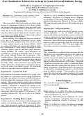 Cover page: Free Classification: Evidence for an Analytic System of Overall Similarity Sorting