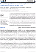 Cover page: The Systems Genetics Resource: A Web Application to Mine Global Data for Complex Disease Traits