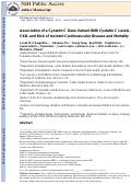 Cover page: Association of a Cystatin C Gene Variant With Cystatin C Levels, CKD, and Risk of Incident Cardiovascular Disease and Mortality