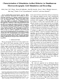 Cover page: Characterization of Stimulation Artifact Behavior in Simultaneous Electrocorticography Grid Stimulation and Recording