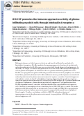 Cover page: GM-CSF Promotes the Immunosuppressive Activity of Glioma-Infiltrating Myeloid Cells through Interleukin-4 Receptor-α